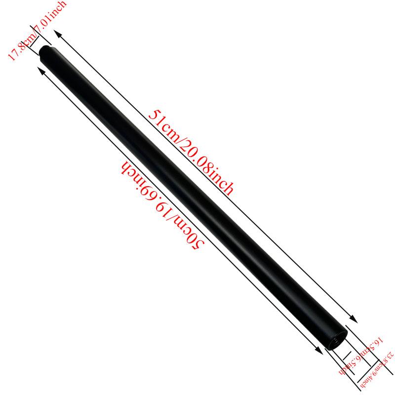 20/30/40/50cm Bathroom Shower Extension Tube Installation Specification 18mm Round Extension Bar Pipe Bathroom Accessories