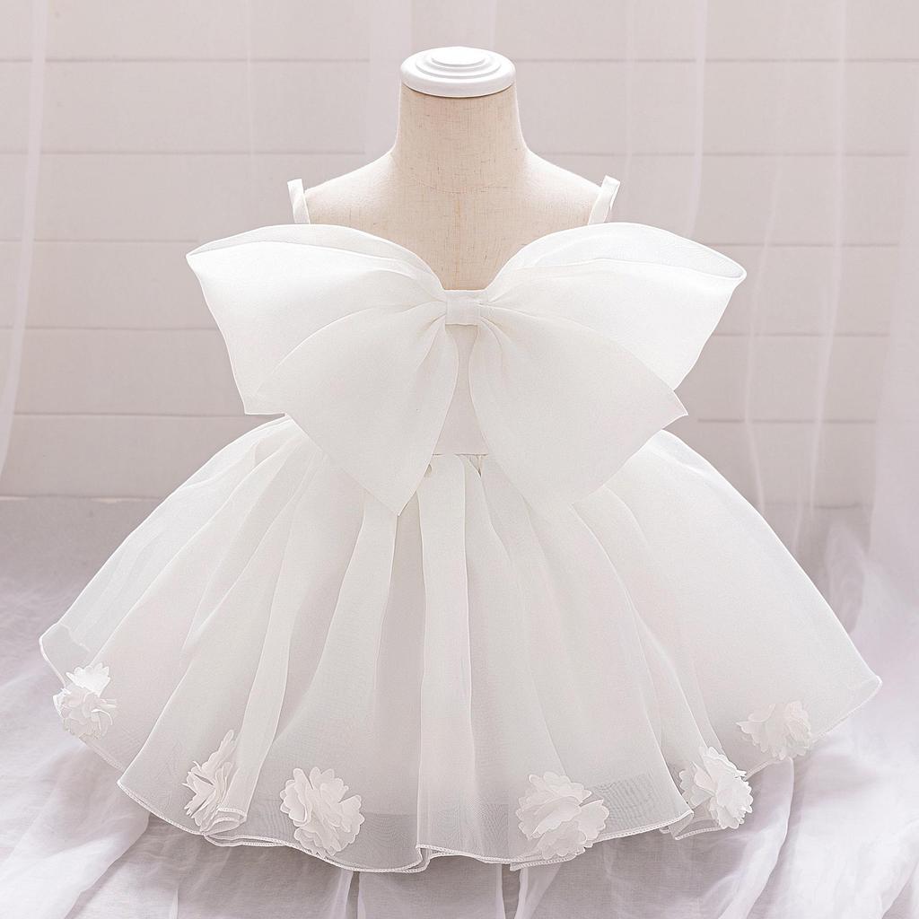 2026 Spring/Summer Flower Girl & Baby First Birthday Princess Ball Gown - Little Girl's Formal Party & Evening Dress.