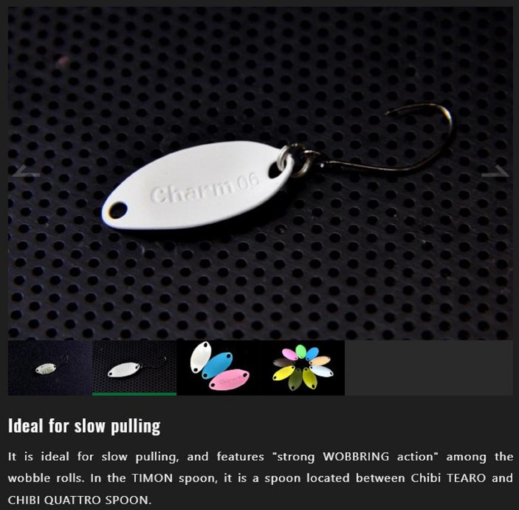 Jackall Timon Charm Trout Spoon 1.0 Grams 31 Dark Brown (2717)
