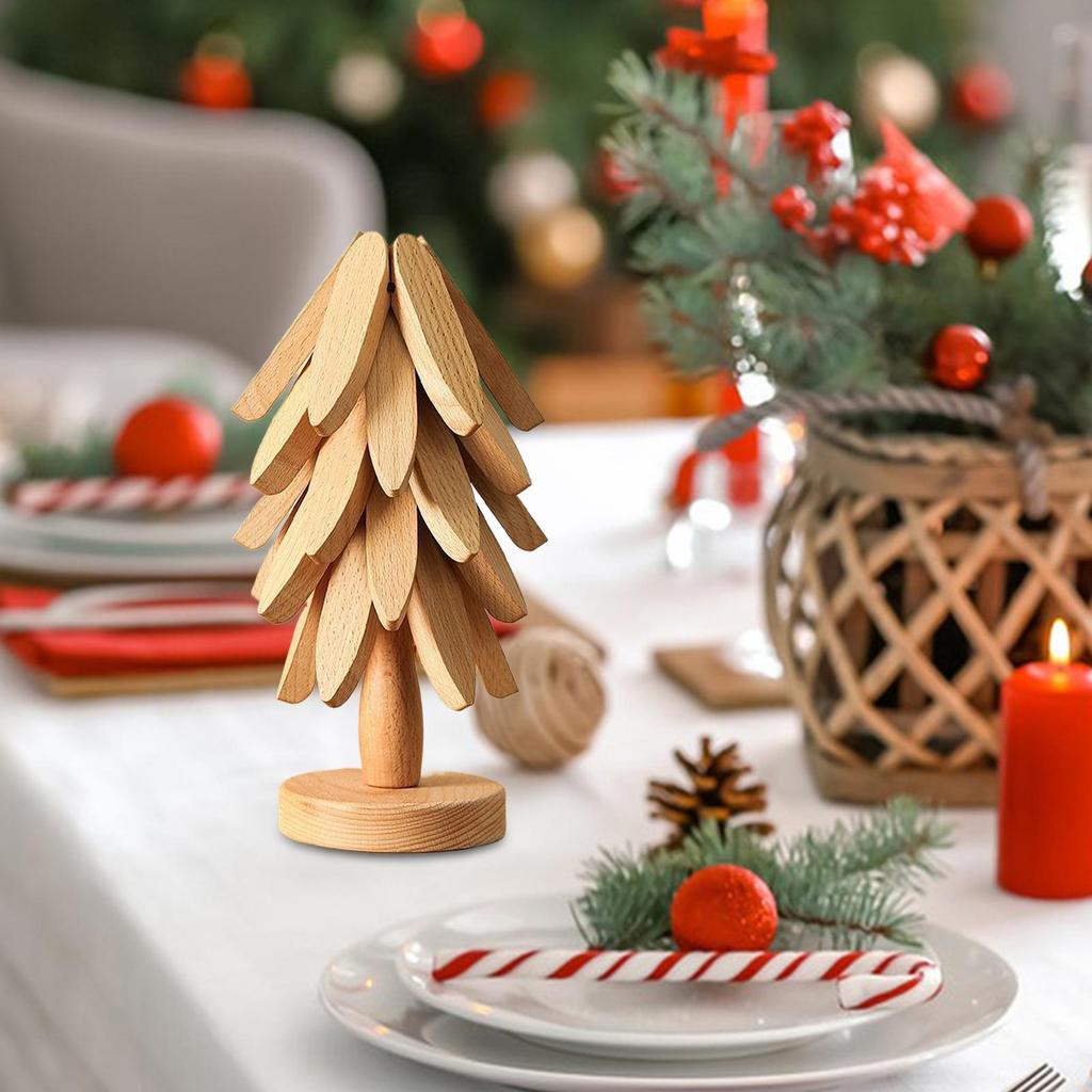 Holzuntersetzer Baum Holz-Platzset Hitzebeständiger Topfuntersetzer für Kochgeschirr Herd Pfanne Tasse Teekanne Heiße Gerichte Schüssel Küche Essen