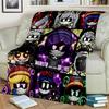 Murder Drones 3D Print Cartoon Uzi V J Robot Gift Blanket,Soft Throw Blanket for Home Bedroom Bed Sofa Travel Picnic Cover Kids