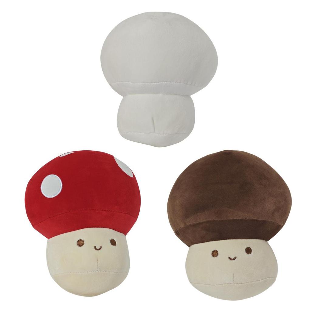 Cute Cartoon Mushroom Plush Keychain Pendant - Doll Bag/Car Accessory & Small Gift