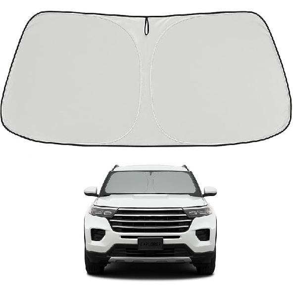 Proadsy 2025 Upgrade Front Windshield Sun Shade Foldable RAV4 Sunshade Protector Fit -2025 RAV-4 SUV Crossover, TRD Off-Road, LE XLE Premium Limited