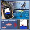 Fish Finders 45 Degrees 100M Portable Sonar for Fishing Echo Sounder Alarm Transducer Lake Sea Fishing Tackle Accessories