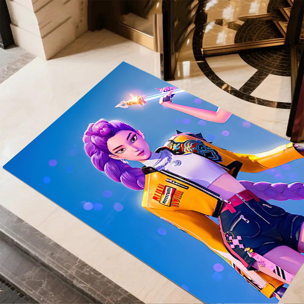 Urban Fashion Trio Floor Mat Suitable for Kitchen Dormitory Outdoor Game Room Antislip Carpet Anime Office Decor Perfect Gift for Friends & Family