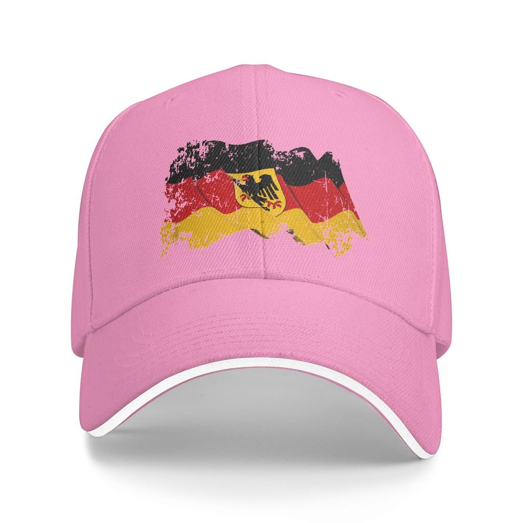Deutschland Flag of German Casual Baseball Cap Summer Adjustable Kpop Rock Hip Hop Hats Men Adult Fitted Retro Baseball Caps
