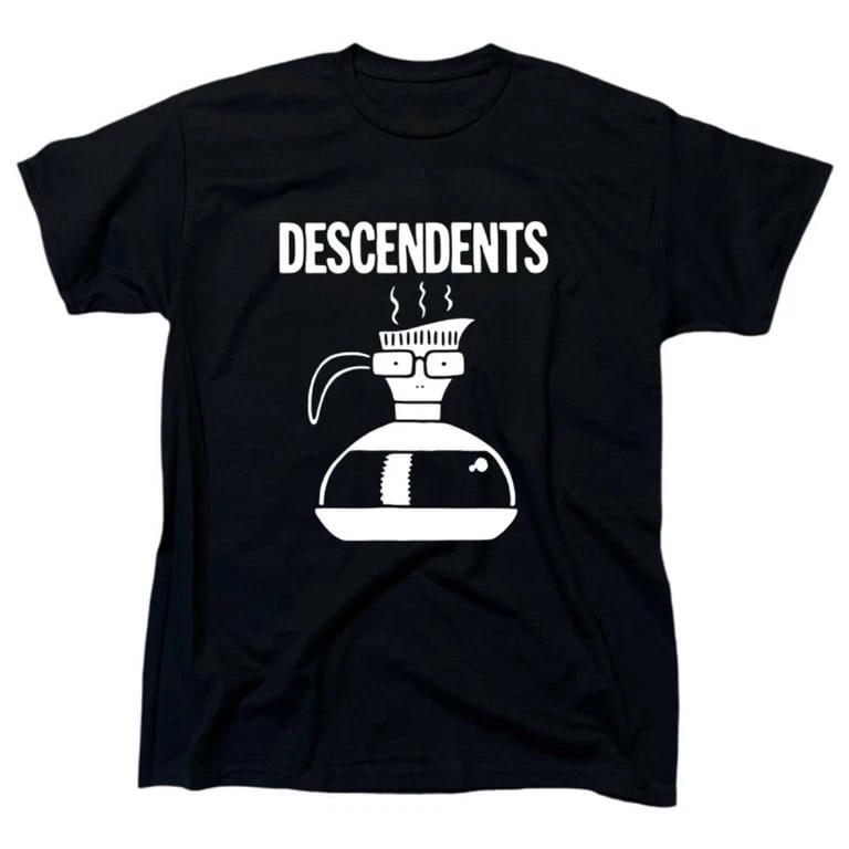 DESCENDENTS T-shirt, coffee pot, Music Band Rock Punk Goth Metal Unisex Te S