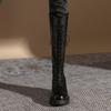 2025 Autumn and Winter Martin New Slim Tall Knight Boots Retro Boots Thick-soled Thick-heeled High-heeled Boots Women's Boots