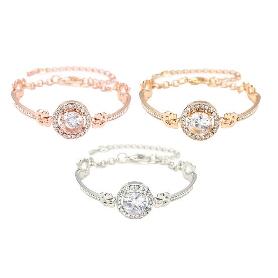 All Match Non-Fading Fashion Vibrant Color Fashionable Women Bracelet with Rhinestones