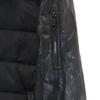 Armani Exchange Leather Switching Down Jacket XS Black Men's Used