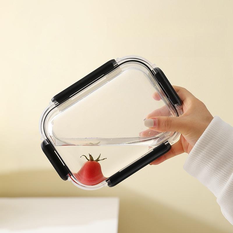 1PC Glass Lunch Box Can Be Heated in The Microwave for Work with Lunch Box and Student Meal Box