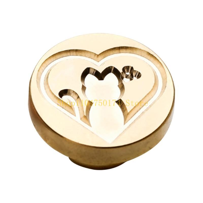 Lovely Seal Wax Stamp Replacement Cute Cartoon Character for Girls Scrapbooking Wax Seal Stamp Brass Head top sale