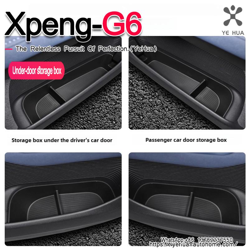 For Xpeng G6 2022 2023 2024 2025 Accessories Front Rear Door Handle Storage Organizer Car Door Accessories Side Storage Box