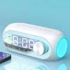 TF Card Support Wireless Bluetooth Speaker FM Radio Wireless Sound Box Portable Bedside Clock