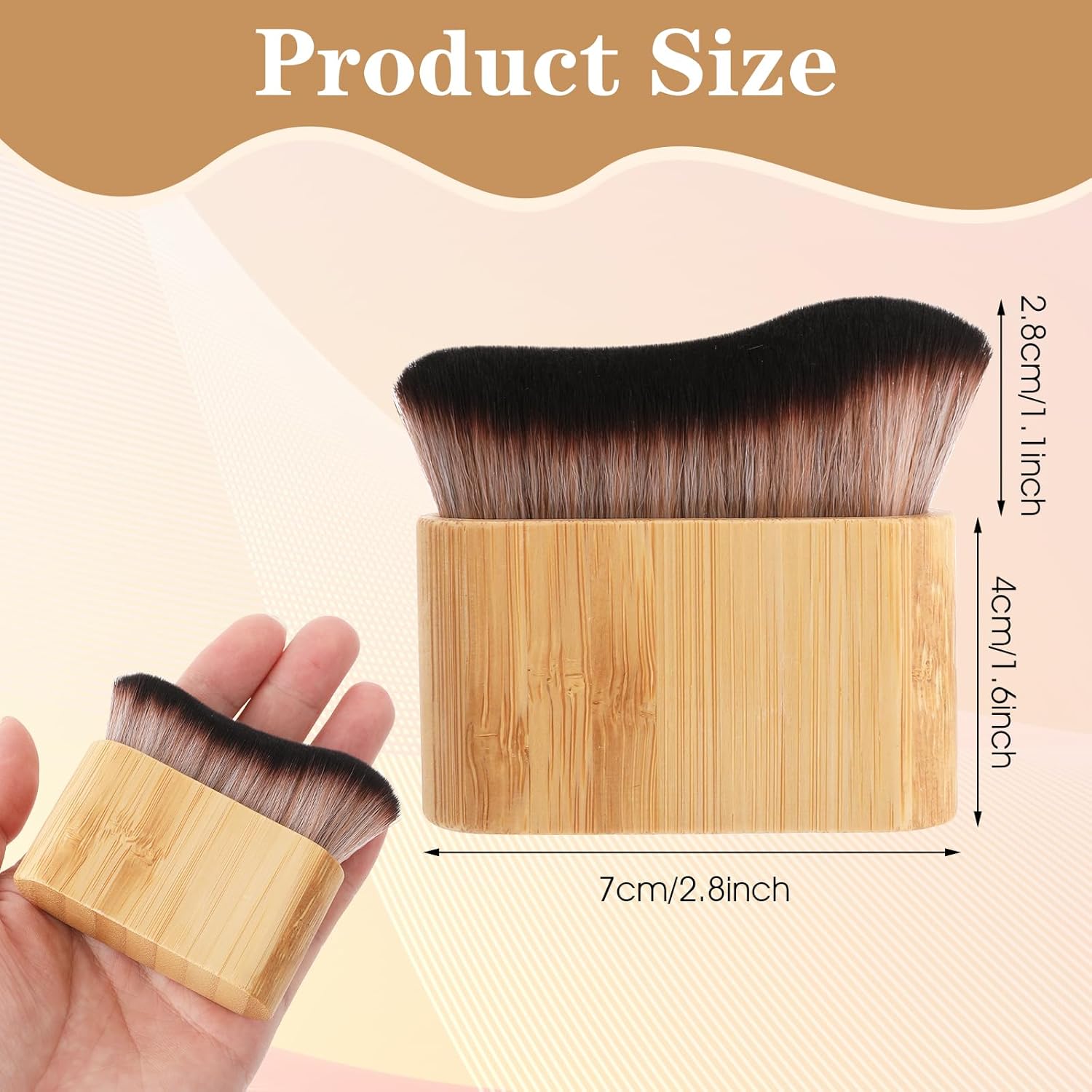 Self Tanner Brush Foundation Brush Large Tanning Brushes Leg Makeup Sunscreen Brushes Applicator Body Makeup for Bronzer Lotion Foundation Face Body