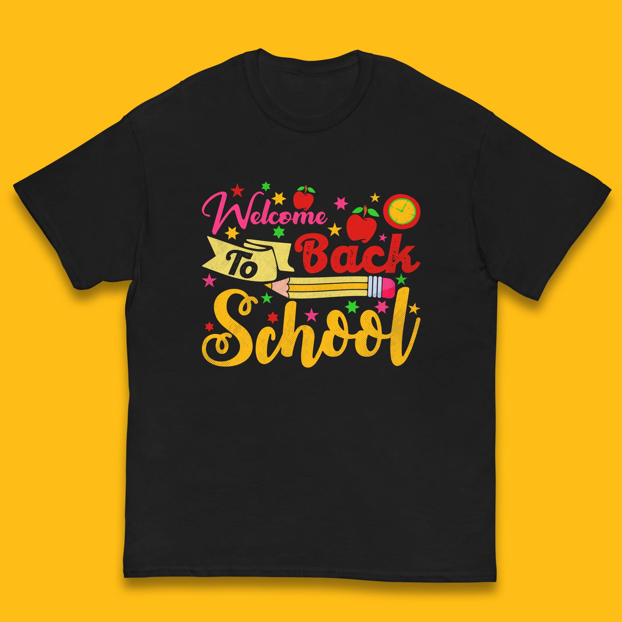 Welcome Back To School First Day Of School Straight Back To School Kids T Shirt 120