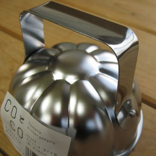 Shimotori Corporation Rice Mold, Chrysanthemum Design, 280cc, Stainless Steel, Made in Japan, 402