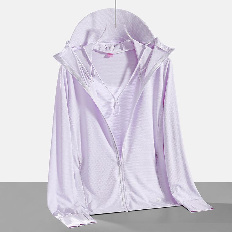 Summer outdoor original yarn sunscreen clothing women's UPF + UV protection ice silk sunscreen top sunscreen clothing jacket men's