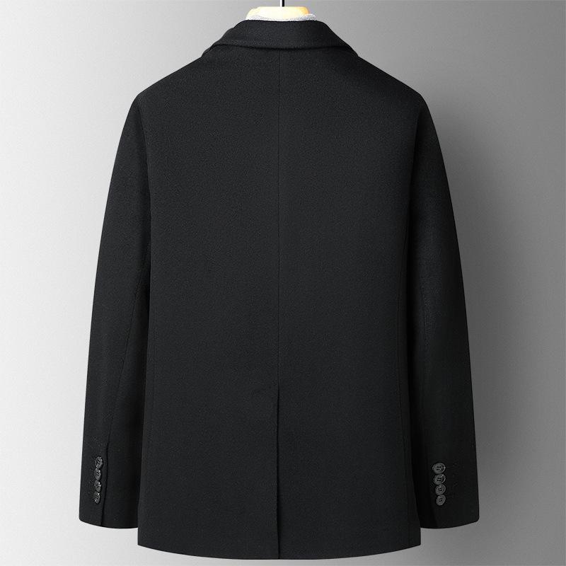 Completi da Uomo Autunno e Inverno Nuovi Completo in Nylon e Lana Double-face Giacca Casual