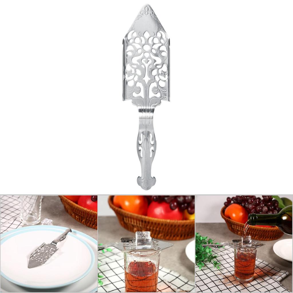 1x 304 Rustfritt Stål Cocktail Bar Glass Kopp Drikkefilter Malurt Skje (#1)