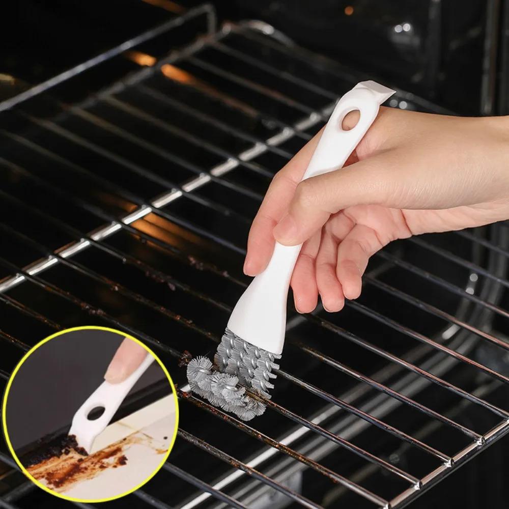 Cleaning Brush Multifunctional Stove Cleaning Brush Kitchen Stove Cleaning Gap Brush Sink Barbecue Grid Cleaning Small Brush