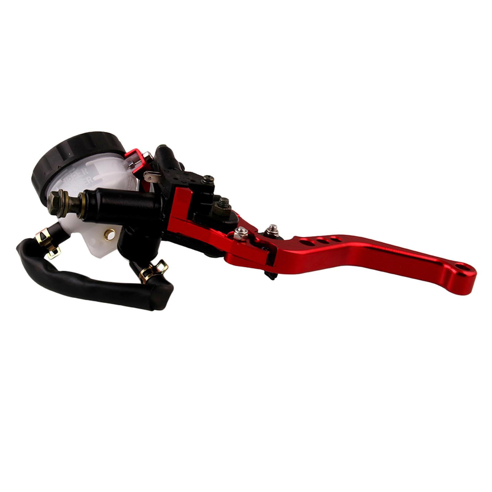 

Universal modified CNC brake upper pump 7 8 22mm hydraulic pump adjustable horn clutch assembly red accessories color красный