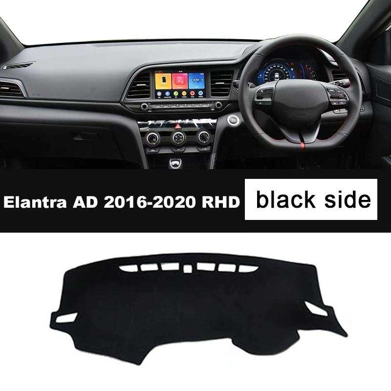 For Hyundai Elantra AD 2016 2017 2018   LHD RHD Car Dashboard Cover Mat Trument Panel Carpet Non-slip Accessories