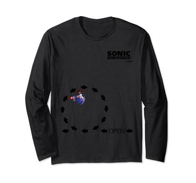 [Amazon MoD POP UP Store Commemoration] Sonic 001 Black Long Sleeve T-Shirt