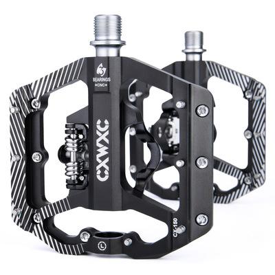 CXWXC High Quality Aluminum Alloy MTB Pedals Cleats Bmx Pedals for Bicycle Pedal чёрный