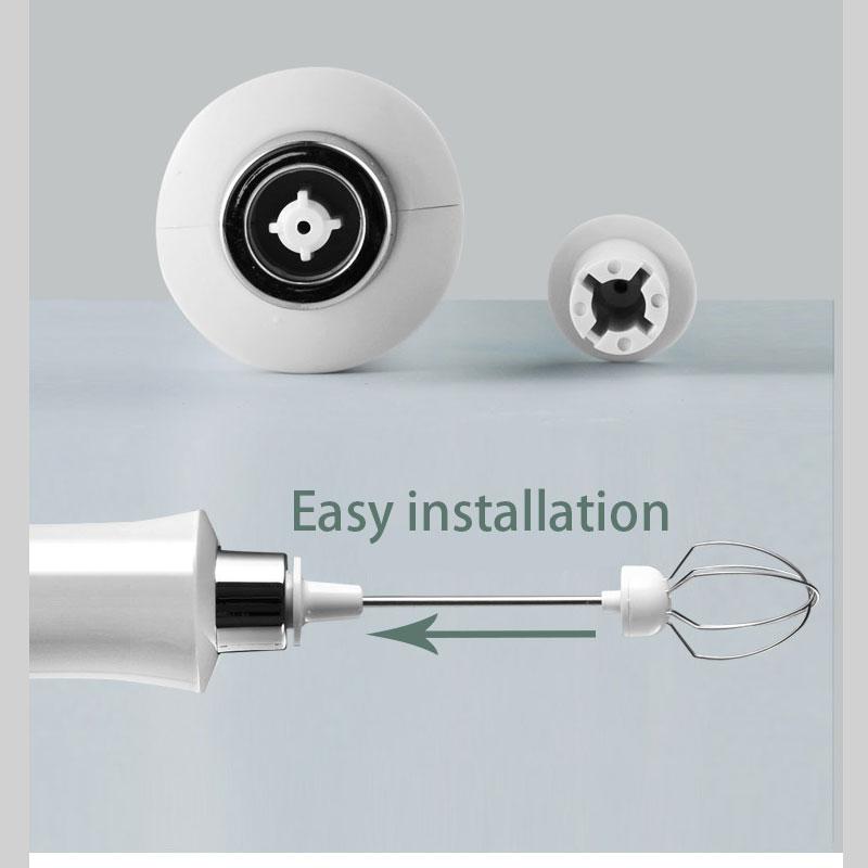 1 Set Portable Rechargeable Electric Cream Foam Machine Handheld Foam Machine High Speed Beverage Mixer Coffee Cream Stick ZH