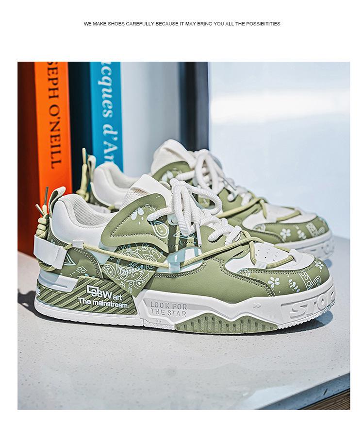 Pánské jarní ležérní tenisky 2025 - Všestranné, originální sportovní boty pro tátu se silnou podrážkou