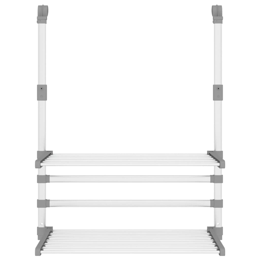 Balcony Clothes Dryer 54 X 25 X 42 Cm Aluminum