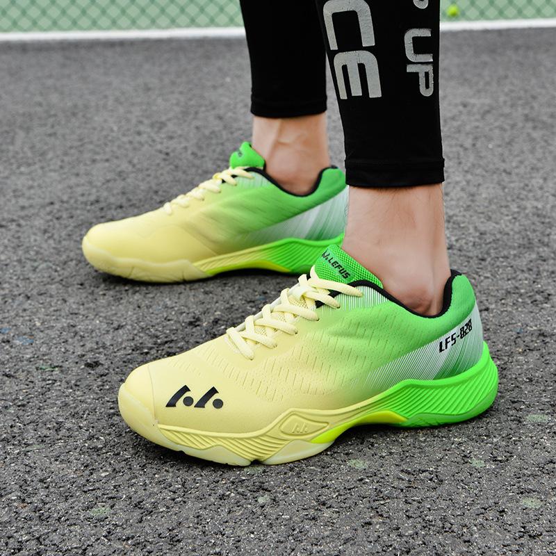 

Кроссовки для тренировок Feather мужские и женские кроссовки нескользящие, амортизирующие и дышащие весна и осень ультралегкие волейбольные 4-го поколения 46 трава зеленый