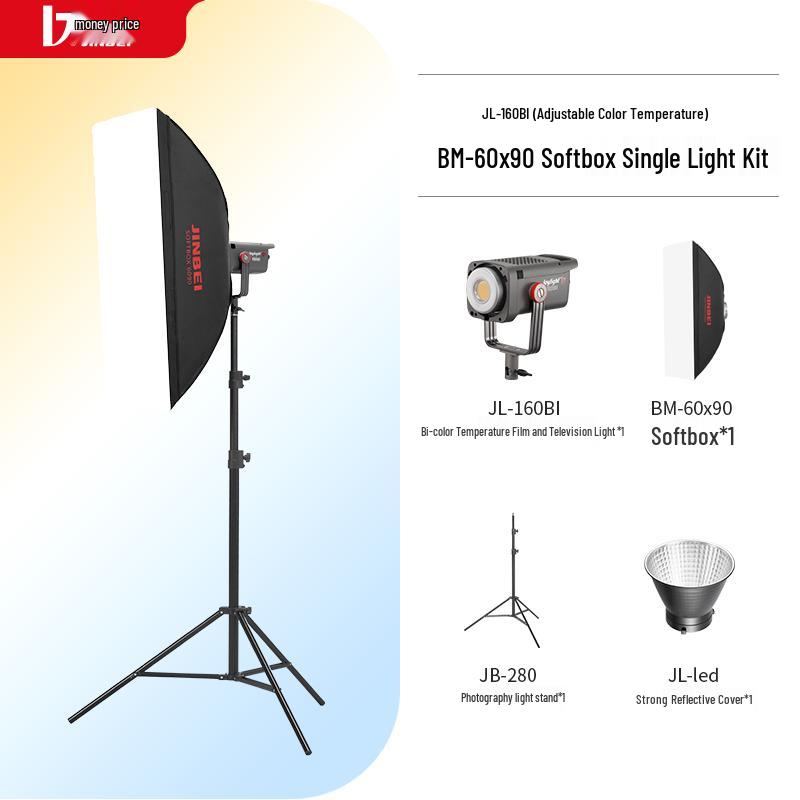 JINBEI JL-160BI 160W Bi-Color LED Video Light