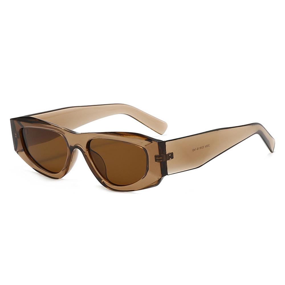 Retro Cat Eye Sunglasses - Stylish Square Design for Women and Men, Fashionable Sun Protection Glasses