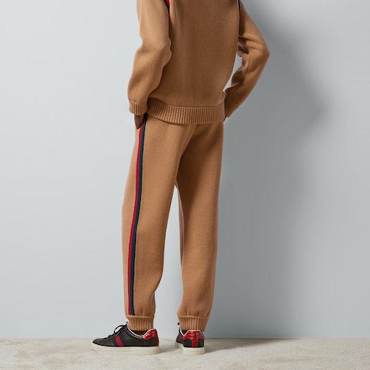 Gucci SS24 Casual Pants Men's Khaki 770195-XKDR3-8011