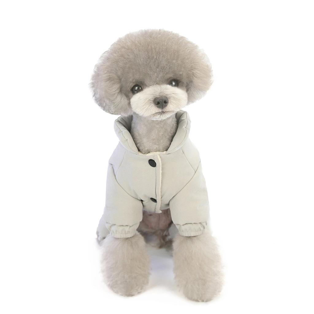 Pet High Neck Four Legged Coat Winter Thick Jumpsuit Four Legged Four Legged Dog Parkas Dog Pajamas Puppy Clothes Pet Clothing