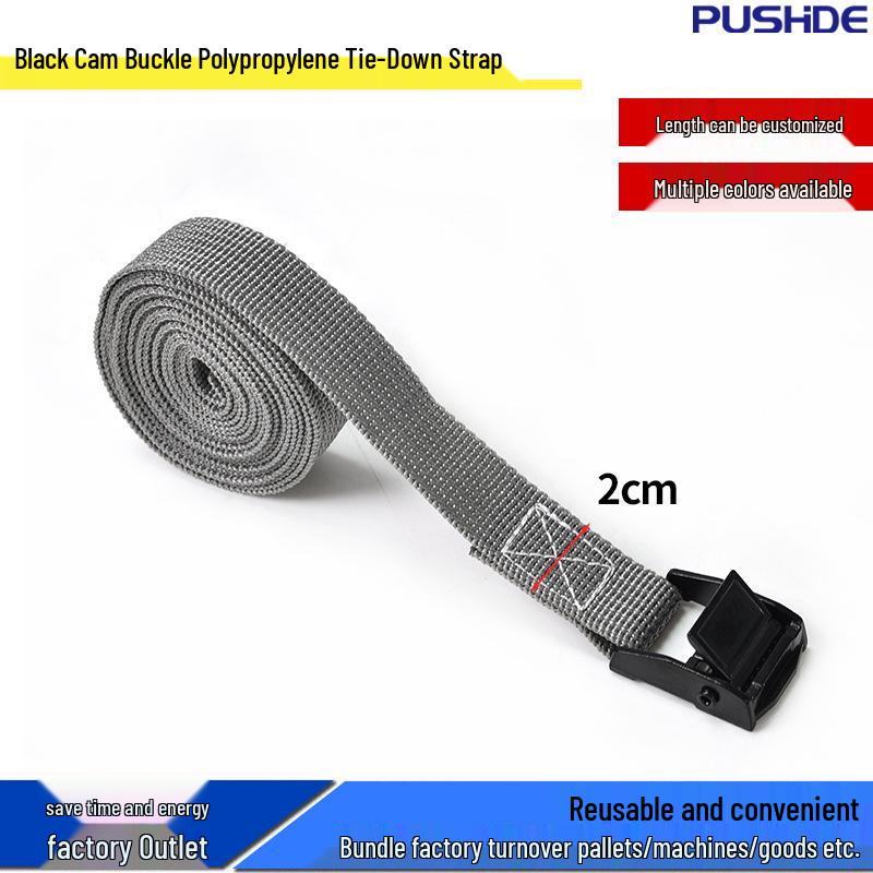 Zinc Alloy Cam Buckle Polypropylene Strap for Cargo Tie-Down