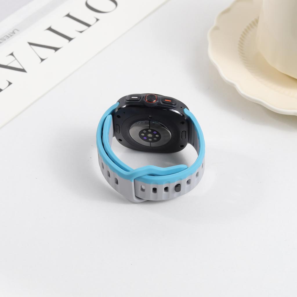 For Samsung Galaxy Watch Ultra Strap 47mm Accessories wristband belt Sport Silicone correa Bracelet Galaxy Watch 7 8 ultra band