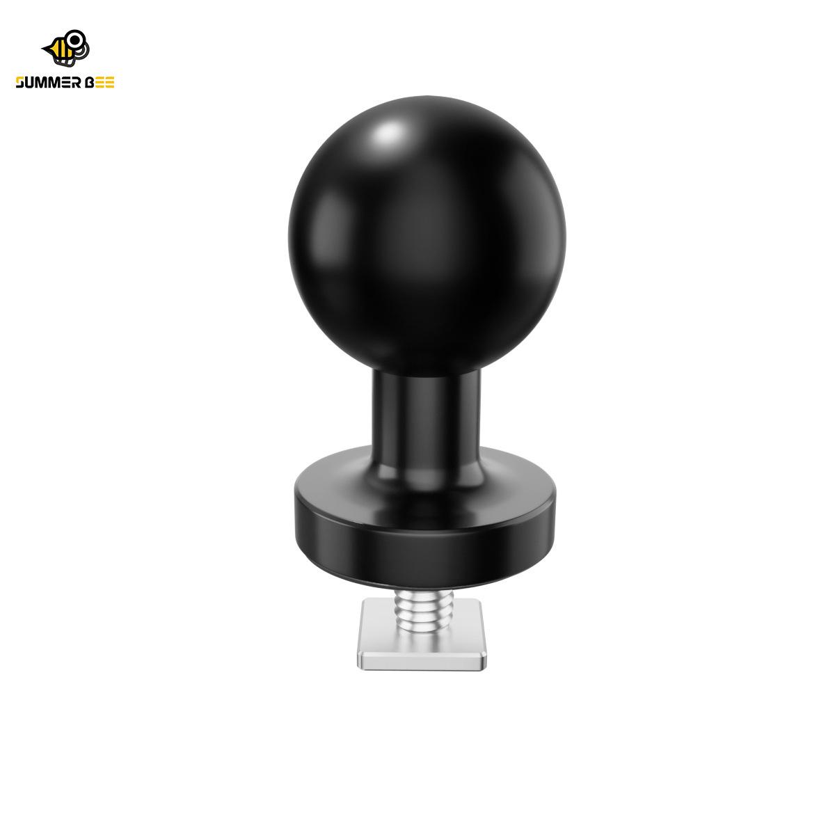 

1 Aluminum Slide Rail Ball Head Mount Base with 25mm Phone Mount Accessory
