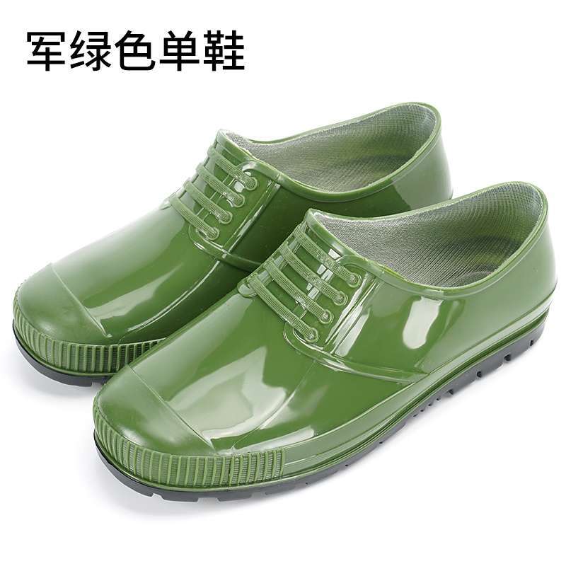 

Мужские непромокаемые резиновые ботинки с нескользящей подошвой, уличные низкие ботинки для рыбалки, модная верхняя одежда для автомойки, всесезонные водонепроницаемые ботинки 44