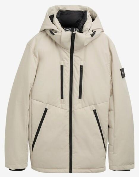 Зимняя куртка Tom Tailor Funktionsjacke Kapuze offwhite