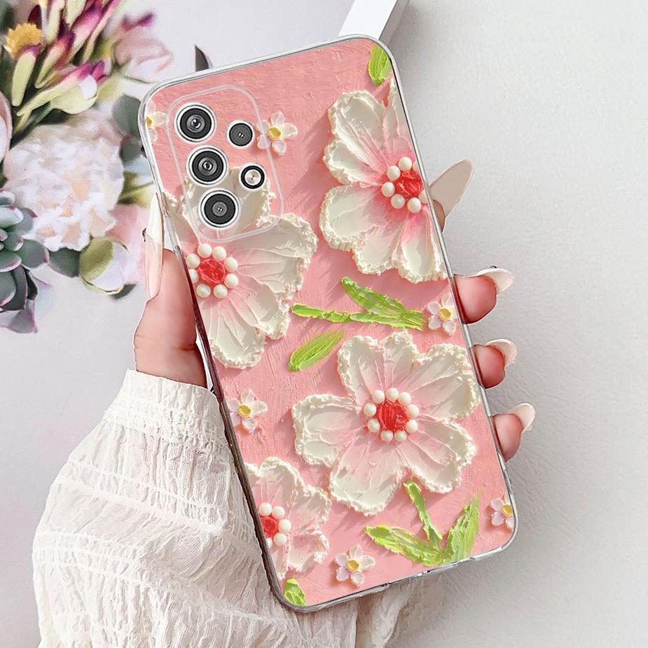 For Samsung Galaxy A52 A52s A72 5G Case Cute Painted Cover Soft Silicone Phone Cases For Samsung A52 A 52 s Galaxy A72 5G Fundas