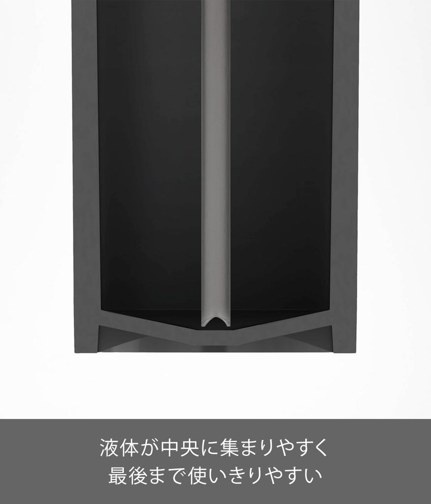 Yamazaki Jitsugyo Dispenser Tower Round Shampoo Black 2929 Two-Way