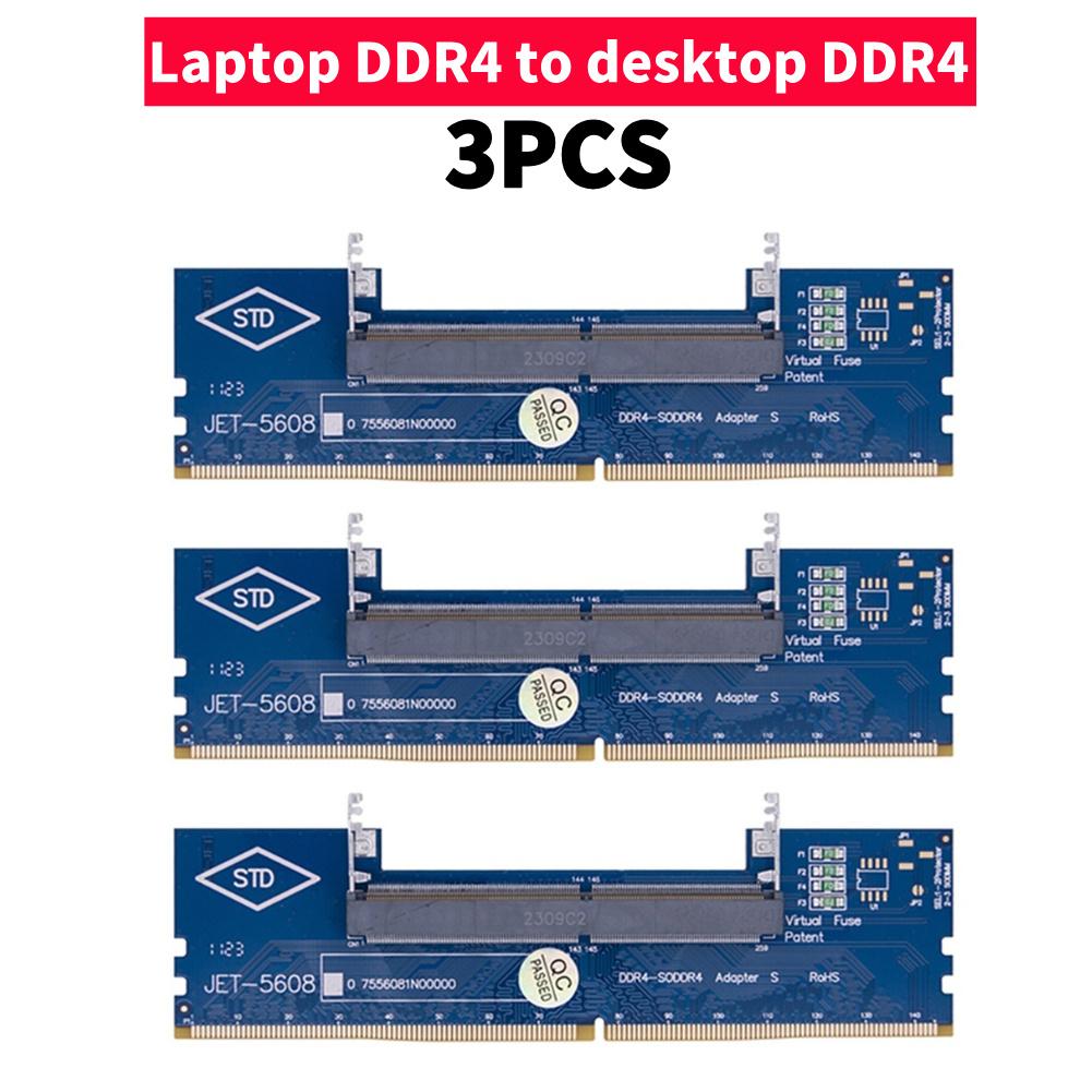 5-1Pcs Laptop To Desktop SO-DIMM To PC DIMM Card DDR3 DDR4 DDR5 Memory RAM Memory Adapter Gaming Laptop RAM Connector Card