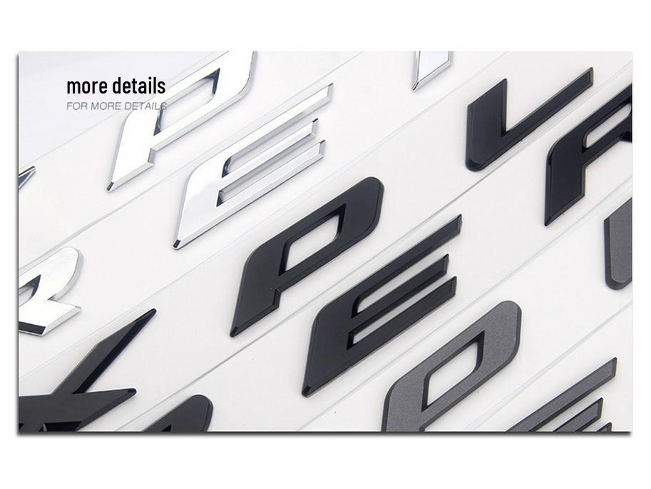 Ford Explorer Hood Emblem Letter Sticker for Front Body Decoration