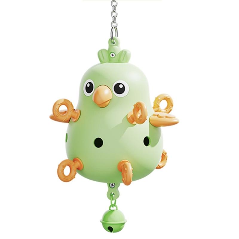 Interactive Bird Plaything Colorful Chewable Ball For Parrots Small Birds Beak Health Maintenance