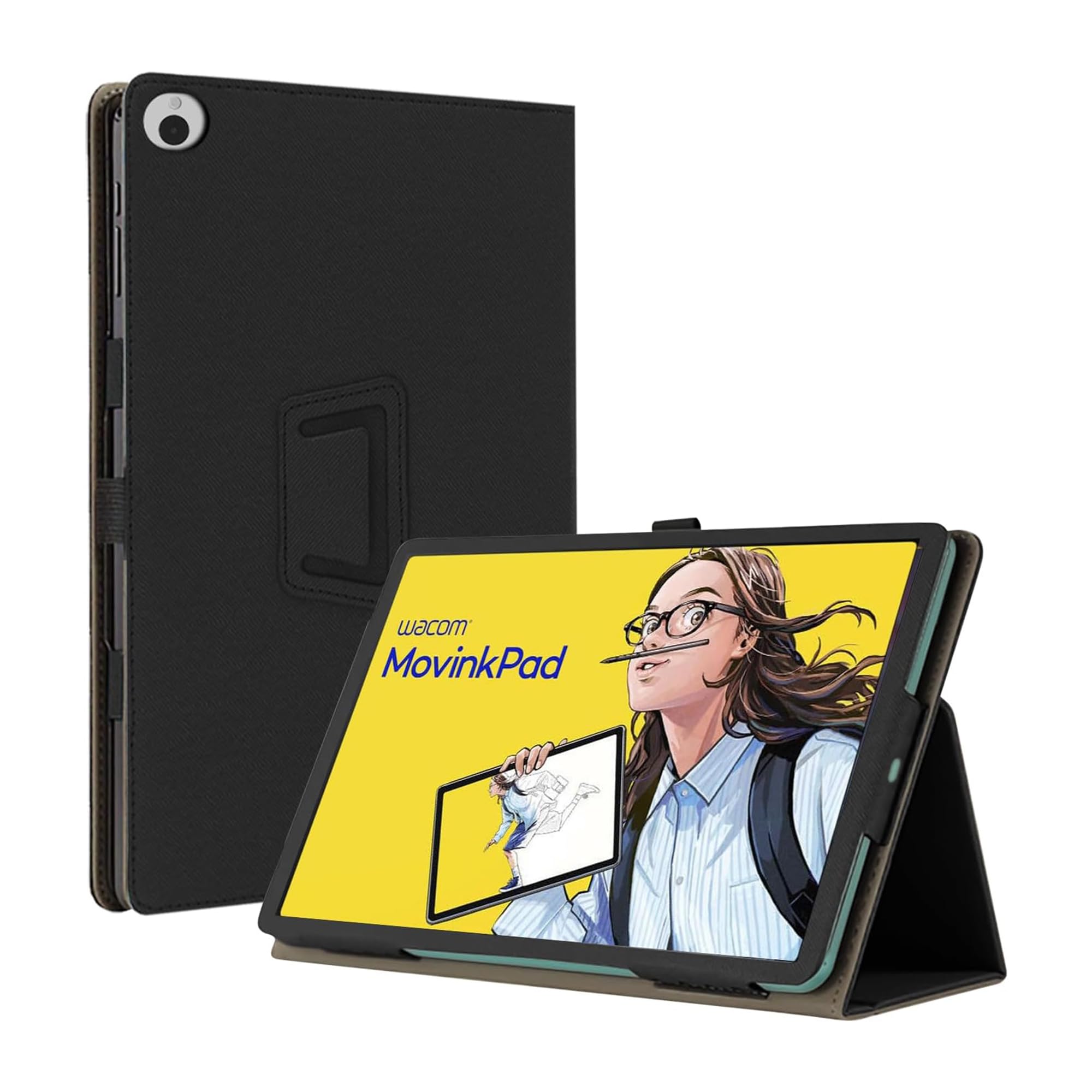 Awubaige Case for Wacom MovinkPad 11 (11.45-inch) - Premium PU Leather Protective Case for Wacom MovinkPad 11, Full Protection, Adjustable, Anti-Colli