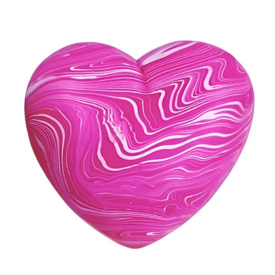 

Heart Squeeze Toy Anxiety Relief Heart Shape Flow Texture Sensory Toy Soft TPR Decompression Stress