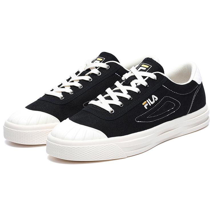 New FILA Luke Skate Shoes 'Black White' F12M226308FBK